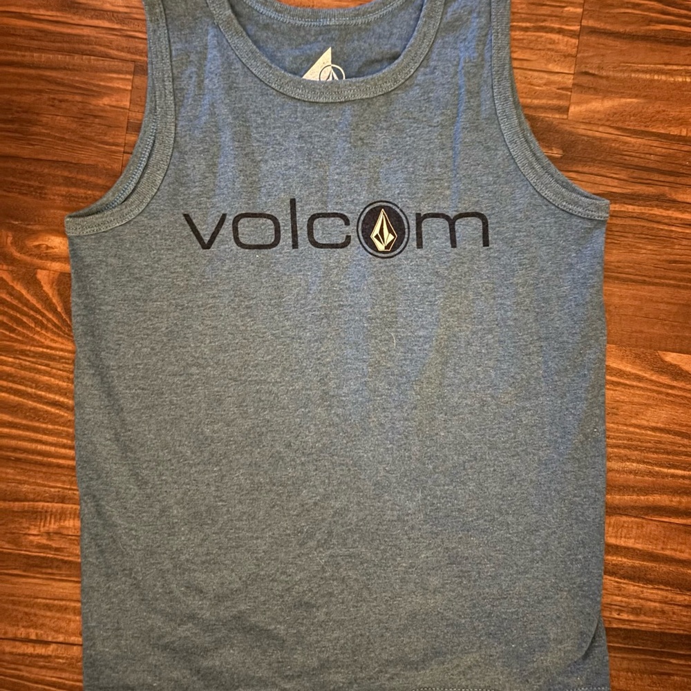 Volcom Heather Blue Sleeveless Shirt